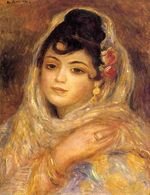 Ренуар Алжирская женщина 1881г